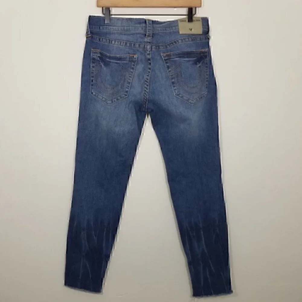 True Religion FINN Slim Tapered Zipper Jeans Size 31